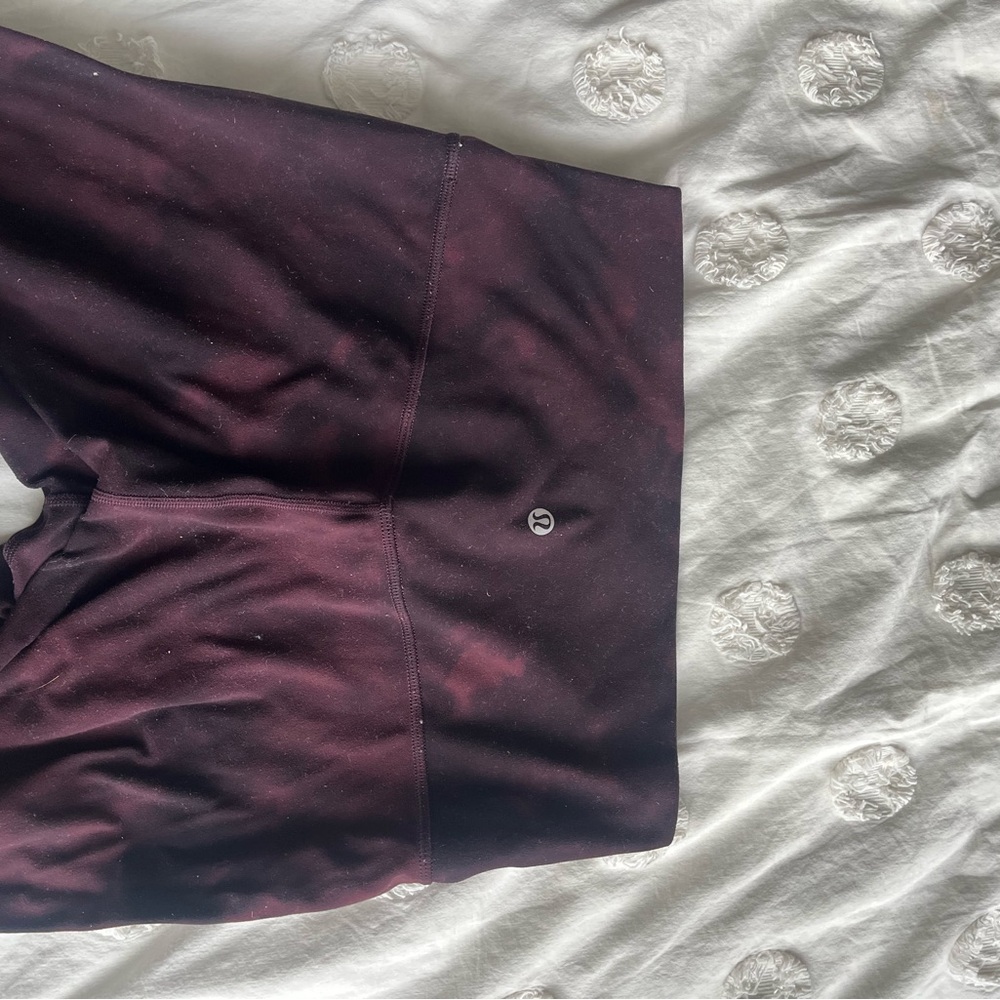 Lululemon Burgundy Leggings